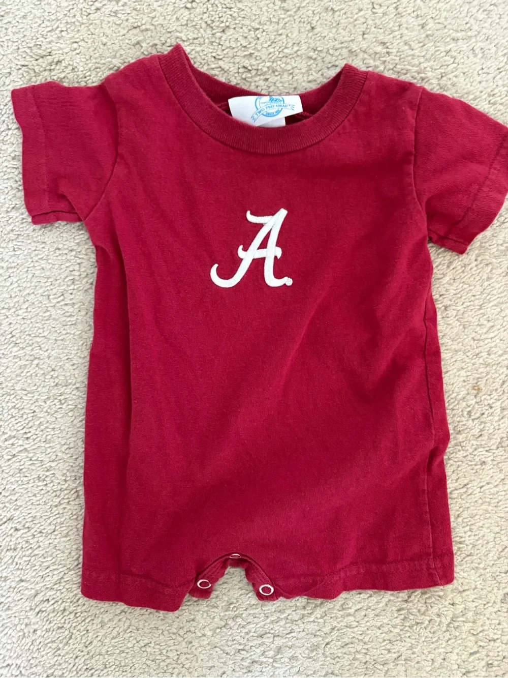 Crimson Alabama Baby Romper